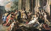 Francesco de mura Horatius Slaying His Sister after the Defeat of the Curiatii Spain oil painting artist